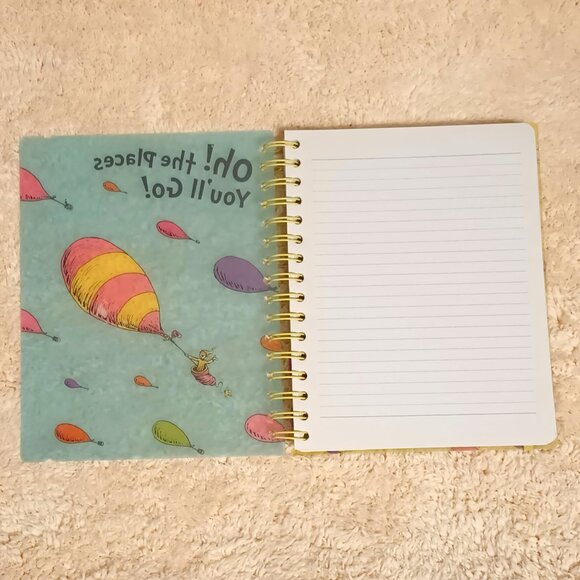 GUC  ~ Graphique  Dr. Seuss Journal/Spiral Notebook  "Oh! the Places You'll Go" - Picture 3 of 8